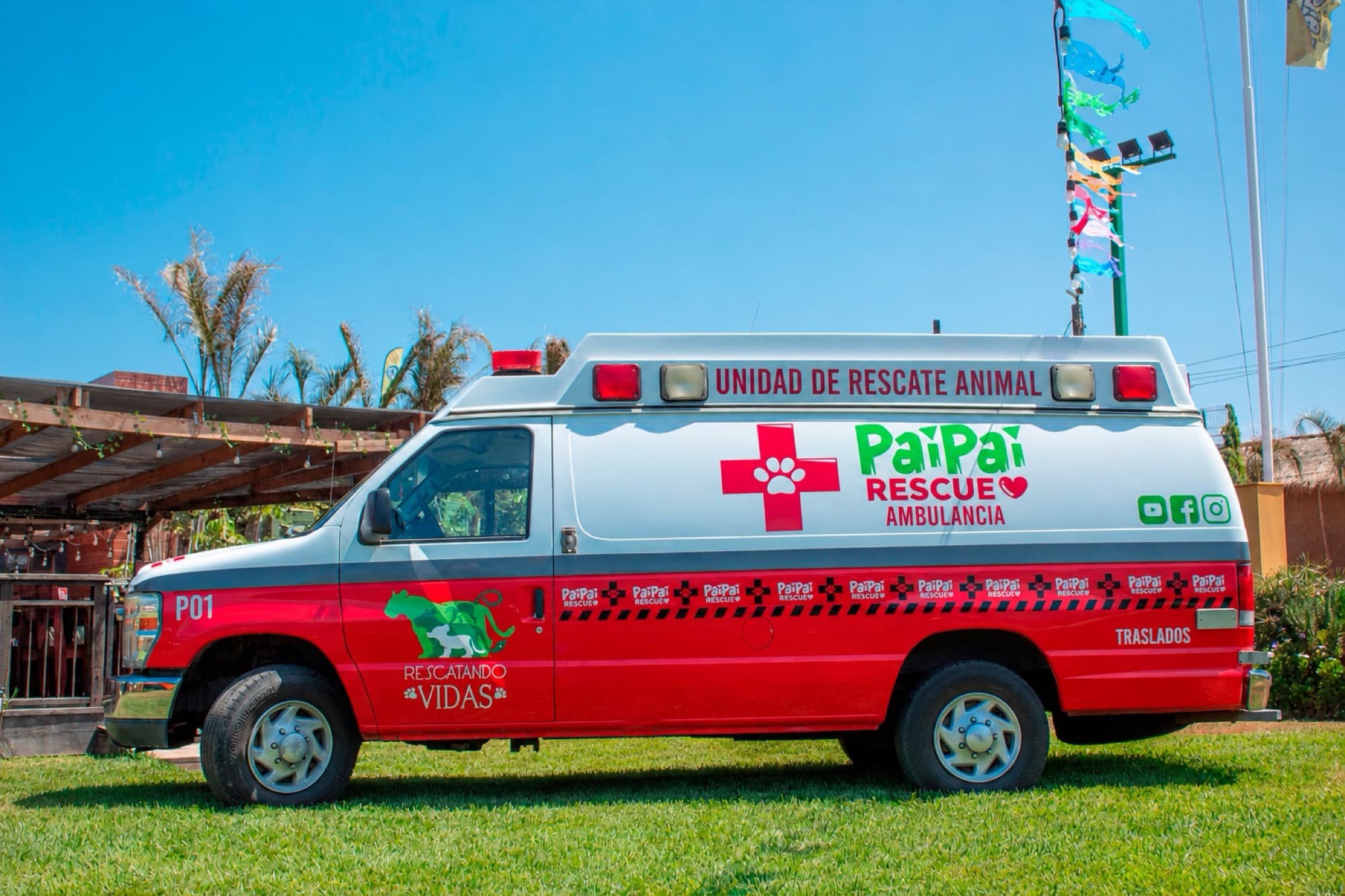 Ambulancia PAIPAI Rescue P01 · unidad para traslados